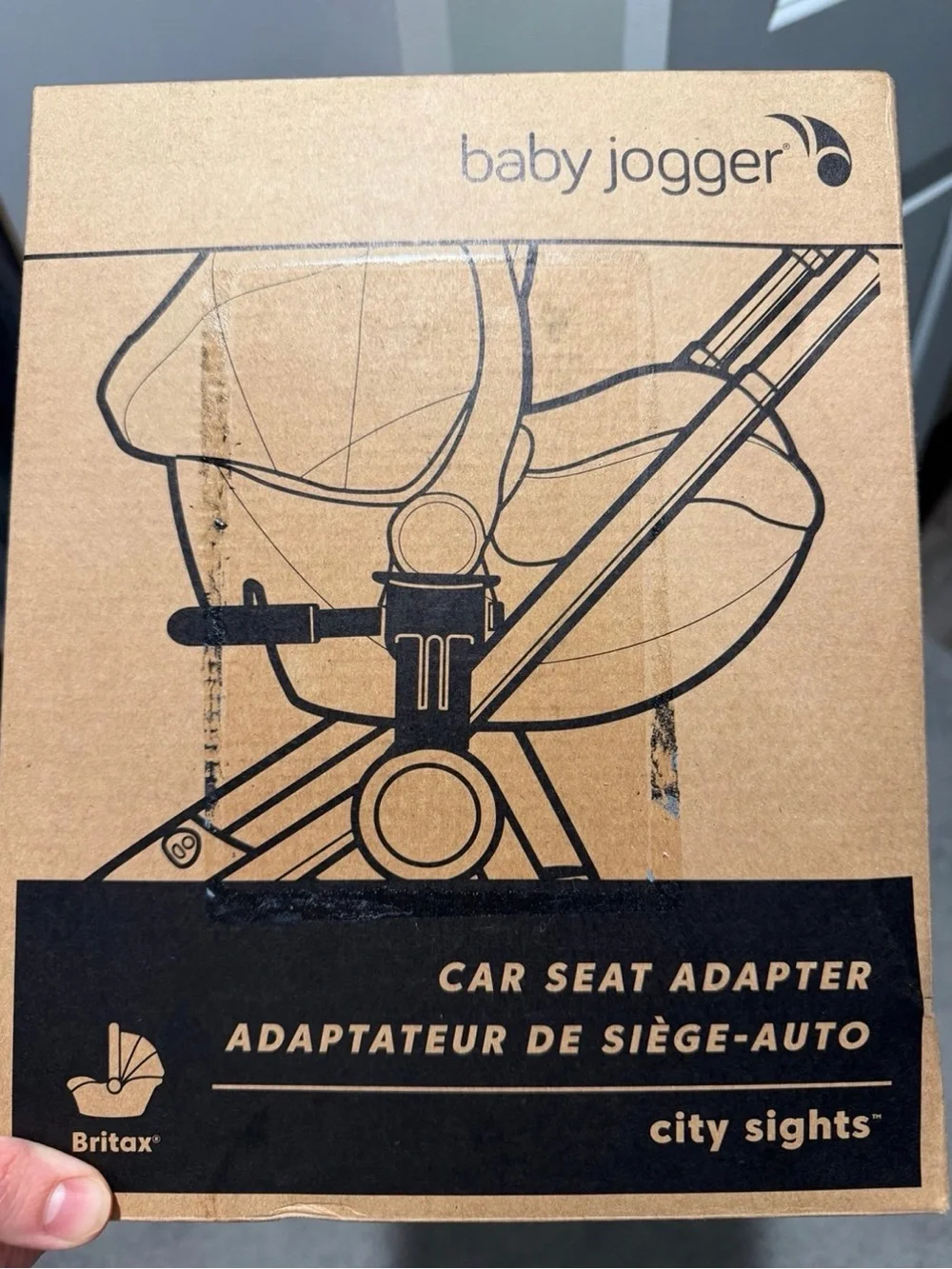 Baby Jogger Black Car Seat Adapter for Britax car seats